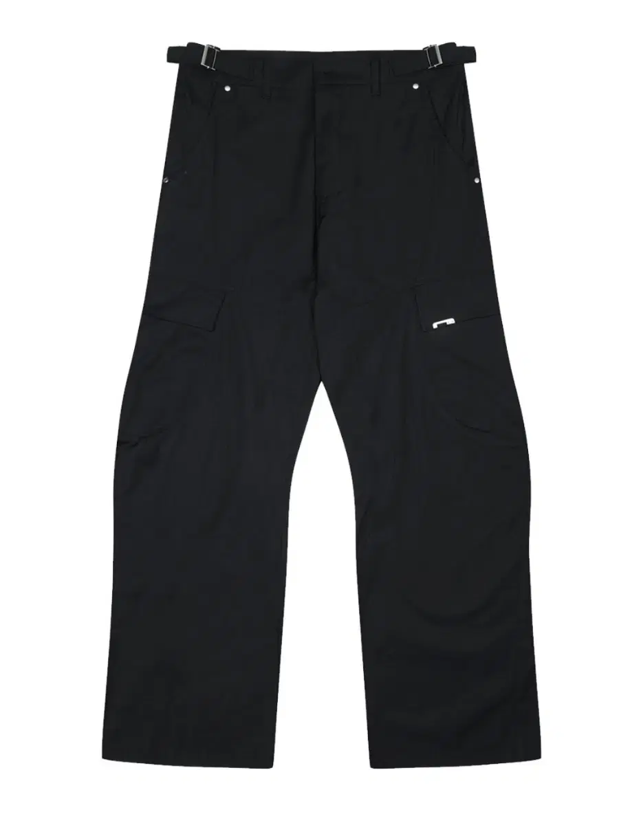 CURVED CARGO TROUSER [BLACK]